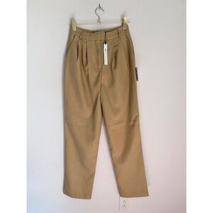 ASOS EDITION Womens Pleated High Waist Trousers Pants New With Tags Size 2 NWT